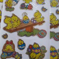 adesivi pasqua  in plastica 