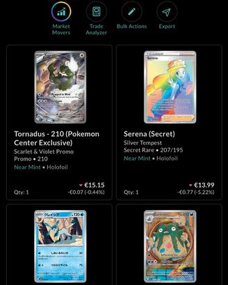 Set carte Pokemon