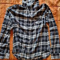 Felpa camicia a quadrettoni