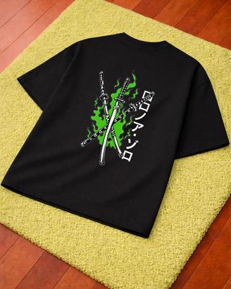 Maglietta nera Zoro OnePiece