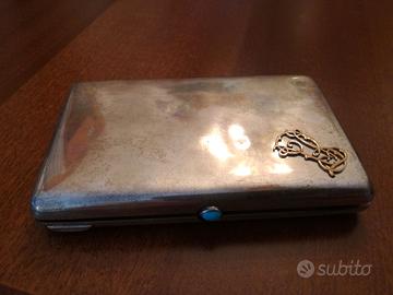 Portasigarette argento oro Russia 84