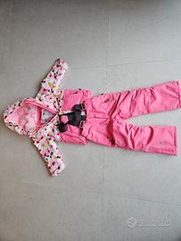 tuta sci bambina taglia 92