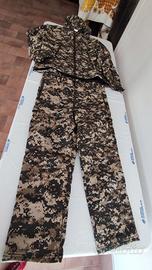 Completo mimetico taglia XXL