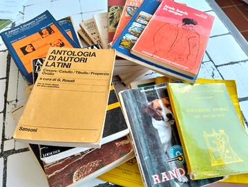 gruppo libri scolastici vintage