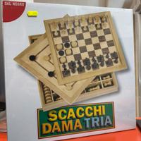 Dama, Scacchi, Tria
