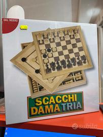 Dama, Scacchi, Tria