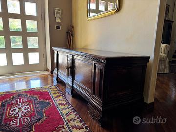 Cassapanca fine 1600 Luigi XIV Noce