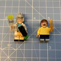 2 minifigure Rick e Morty compatibili Lego
