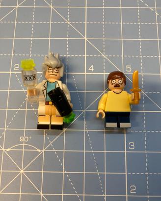 2 minifigure Rick e Morty compatibili Lego