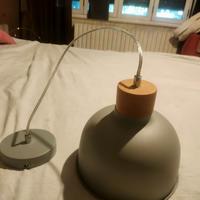 lampadario cool moderno grigio legno