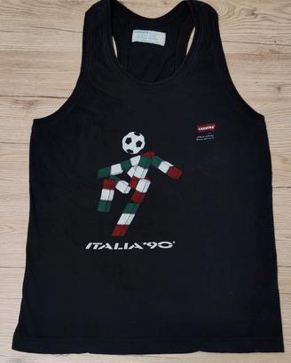 Camotta vintage "Ciao" Mondiali calcio ITALIA 90