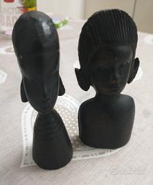 Statuette africane in legno 10-11 cm