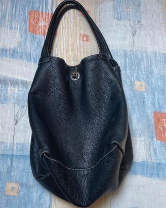 Borsa a secchiello nera