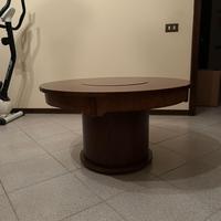 Tavolino salotto vintage con vano bar  a scomparsa