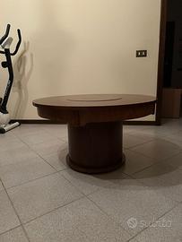 Tavolino salotto vintage con vano bar  a scomparsa