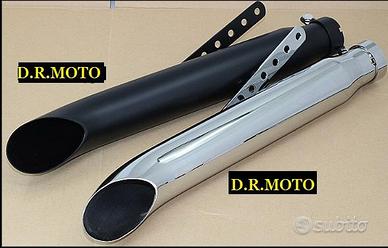 CURVO Terminale Marmitta Turn Out Short MuffleR