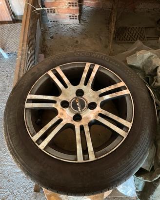 Cerchi in lega MAK + gomme estive FIAT Panda