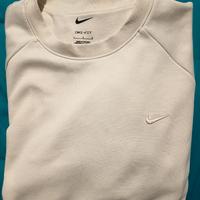 Felpa Nike uomo, Dri-fit, girocollo, beige, L