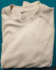 Felpa Nike uomo, Dri-fit, girocollo, beige, L