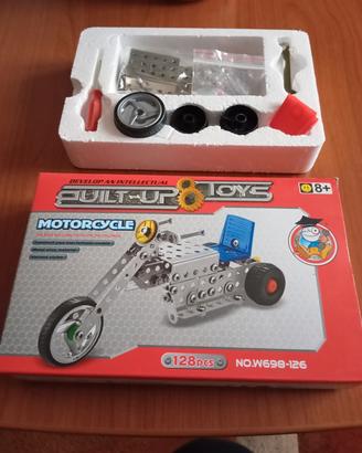 Set da costruzione ( motocicletta) 128pz.Nuovo