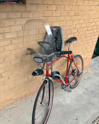 Seggiolino Thule Yepp Mini con parabrezza