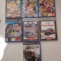 vari giochi PlayStation 2