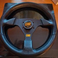 Volante OMP originale in pelle + mozzo