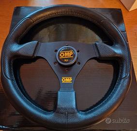 Volante OMP originale in pelle + mozzo