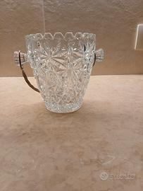 Portaghiaccio Vintage in cristallo intarsiato