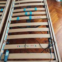 COPPIA DI RETI A DOGHE ORTOPEDICHE AD ALZATA ELETT