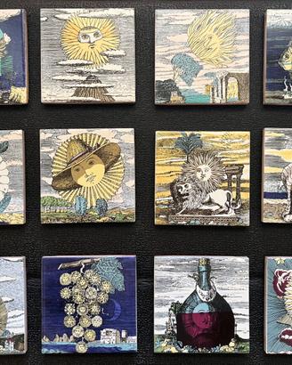 Fornasetti Serie dodici mesi  piastrelle 10 x 10