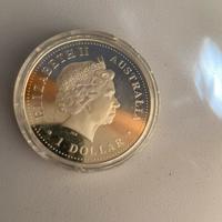 2 Moneta d’argento regina elisabetta II