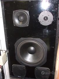 2 DI CASSE ACUSTICHE 3 VIE IN BASS-REFLEX 250 W