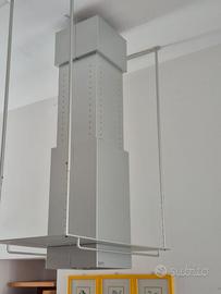 Cappa cucina sospesa in acciaio design Euromobil