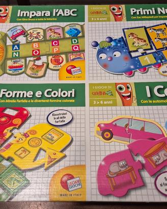 Gioco educativo Lisciani. 4 giochi in 1 scatola