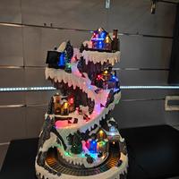 Giostrina natalizia con luci, musica e moviment