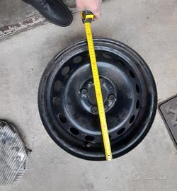 cerchio ruota fiat panda  in ferro 5 e 1/2 J x 14