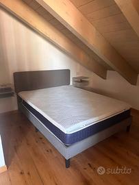 Letto alla francese [con Materasso & Topper]