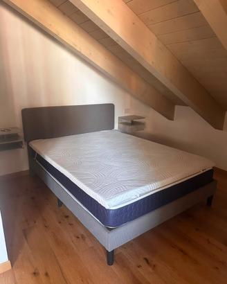 Letto alla francese [con Materasso & Topper]