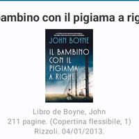 il bambino con il pigiama a righe 