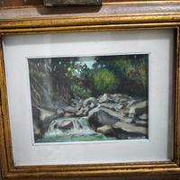 quadro olio su legno 41x33 cm