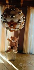 Palloncini mongolfiera compleanno/battesimo