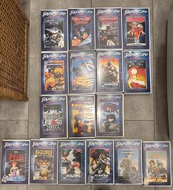 Lotto VHS Manga Mania originali anni 90