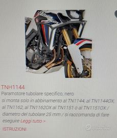 Paracarena + paramotore Africa Twin dct