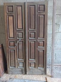 Portoncino in douglas apertura elettrica