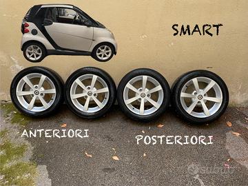 4 RUOTE SMART IN LEGA ANT e  POST