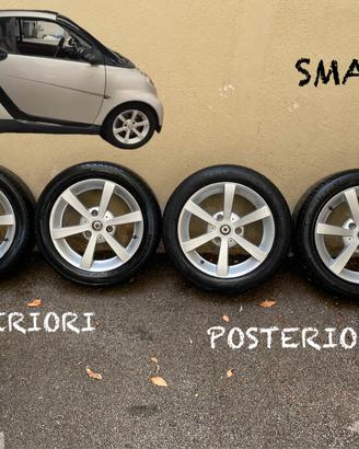 4 RUOTE SMART IN LEGA ANT e  POST