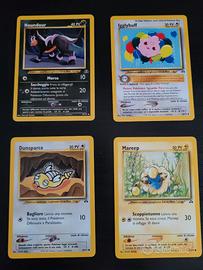 Lotto di 10 carte Neo discovery NM Near mint