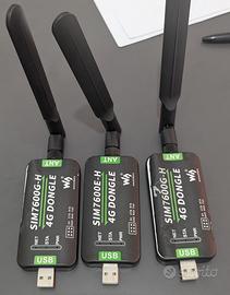 Lotto 3 modem 4G Waveshare SIM7600 + hub USB 3.0