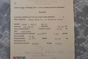 Motore fori bordo Yamaha 40 cv